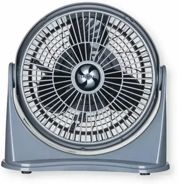 7. Circulador de Ar 25cm Cinza Prata 127V - Ventimais