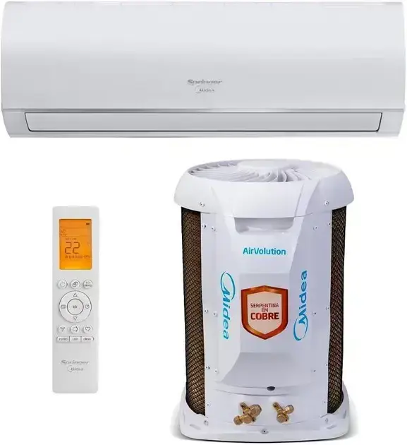 8. Ar-condicionado Split 9000 BTUs - Springer Midea